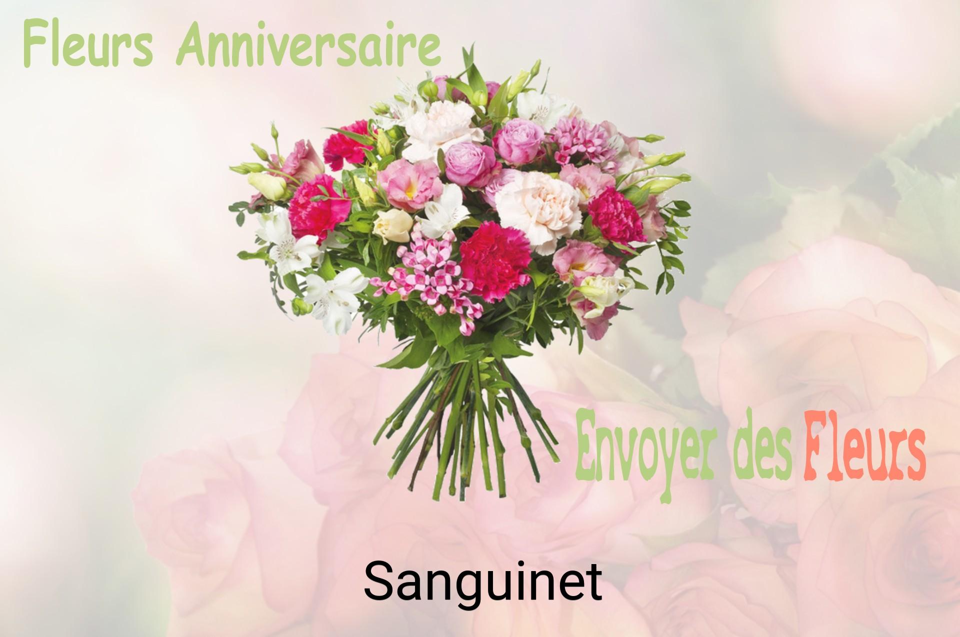 Bouquet de fleurs d’anniversaire livré à Sanguinet