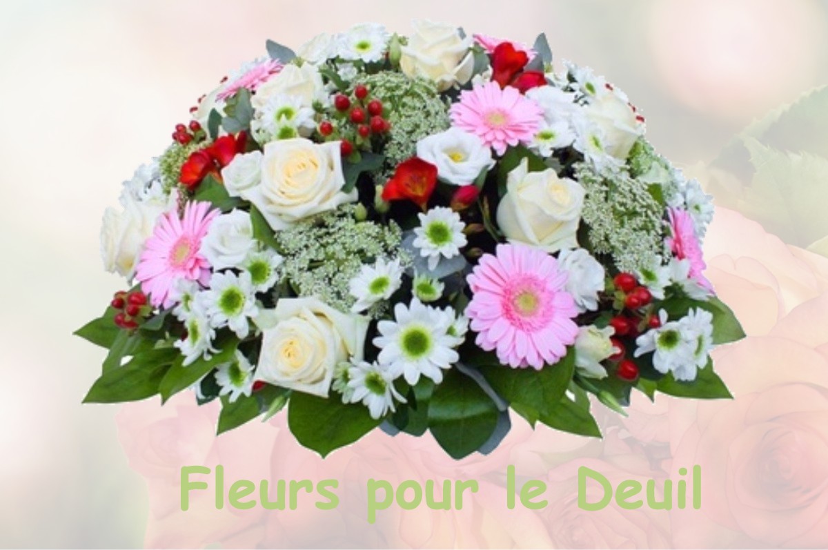 fleurs deuil SANGUINET